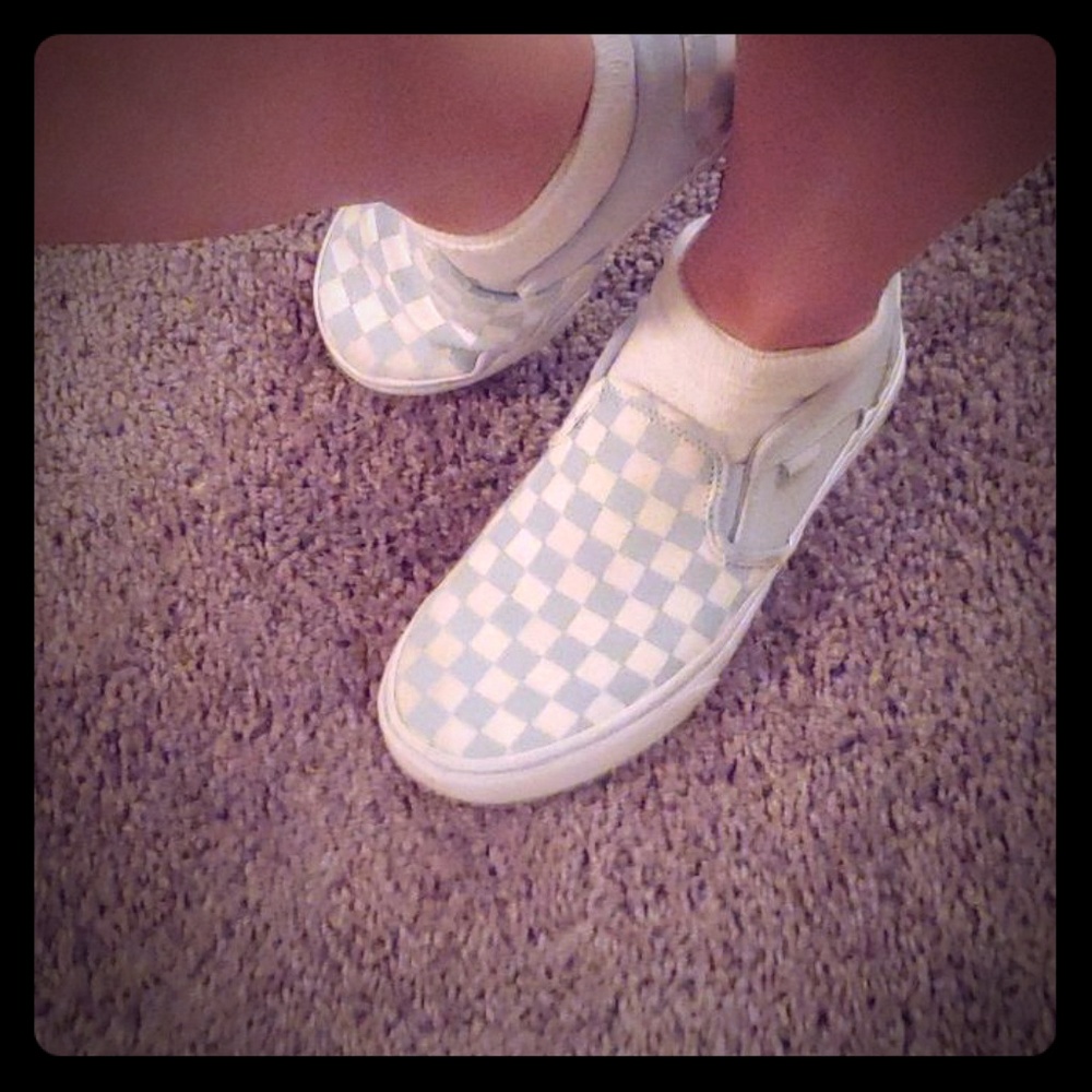 Checkerboard Slip-Ons